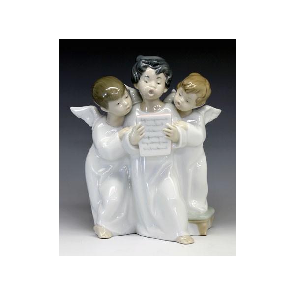 リヤドロ（Lladro リアドロ 陶器人形 置物） 天使 天使のコーラス#ldr