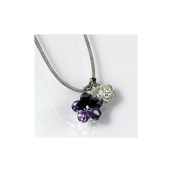 XtXL[iSwarovskij ANZT[ Flower Violet y_g #swv5020064