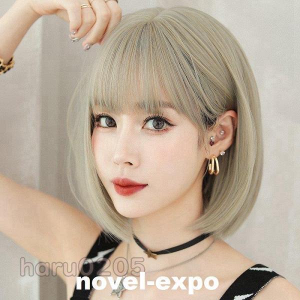Amazon.co.jp: Airimori ボブ ウィッグ ショート フルウィッグ