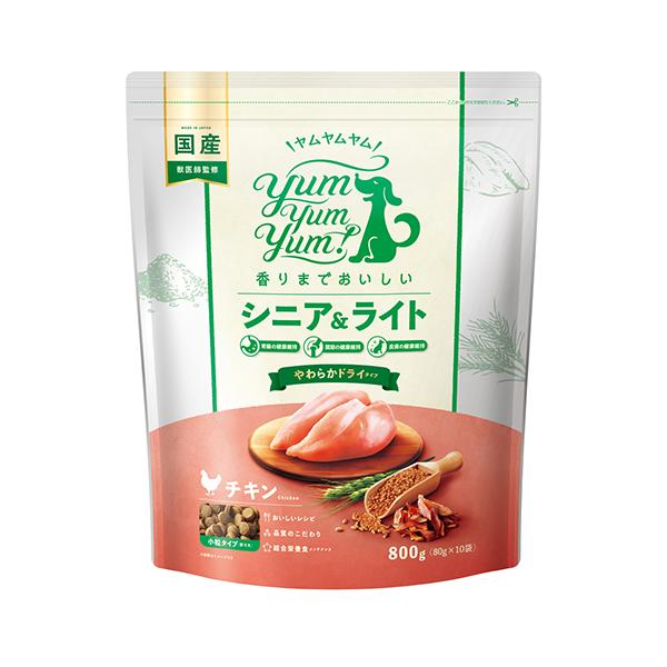 ヤムヤムヤム シニア&ライト チキン 500g×5袋 Yum Yum!（ヤムヤムヤム） シニア&ライト チキン やわらかドライタイプ
