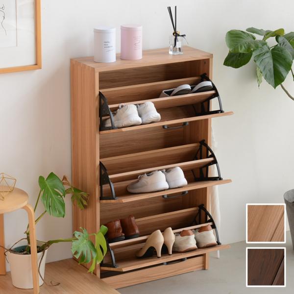 ・商品サイズ 幅64×奥行24×高さ109cm・梱包サイズ(1個口)幅165×奥行25×高さ111cm・材料強化紙・カラーナチュラル(NA) ブラウン(BR)・生産国中国・用途靴箱 シューズボックス シューズＢＯＸ<関連ワード>...