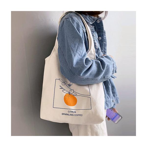 JEJU みかんキャンバスエコバッグ】ECOBAG 韓国 済州道 済州島