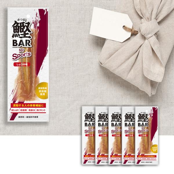 鰹BAR for Sports しょうゆ味 5本セット : 鰹BAR for Sports