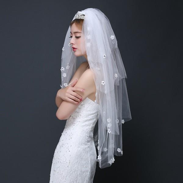 ウエディング ベール ショート ウェディングベール ブライダル ヴェール ショートベールチュール 結婚式 ブライダル 二次会 Y ボンジーア 通販 Yahoo ショッピング