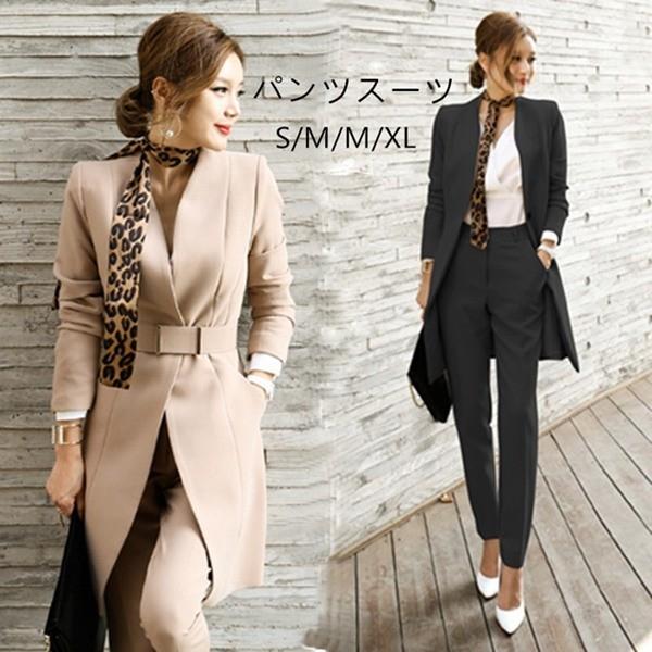 入学式 スーツ レディース パンツスーツ セレモニースーツ 事務服 Ol通勤 ジャケットパンツ 2点セット 母 卒業式 卒園式 入園式 Y ボンジーア 通販 Yahoo ショッピング