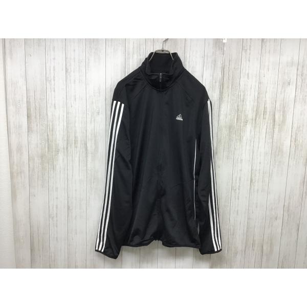 adidas トラックジャケット　サイズ/Ｌ　カラー/ブラック・ホワイト Adidas/Track Jacket（アディダス トラックジャケット）ブラック