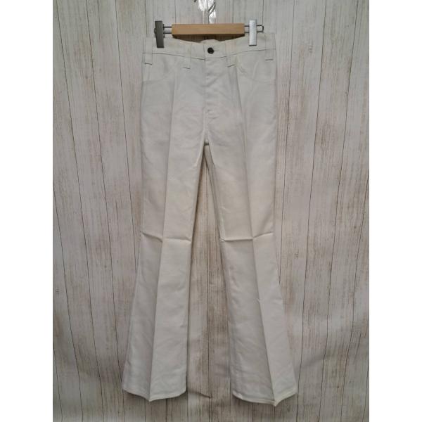 60-70s USA製 LEVI'S リーバイス スタプレ 646 ブラック 70s リーバイス スタプレ 646 42タロン フレア ブラック W34L30