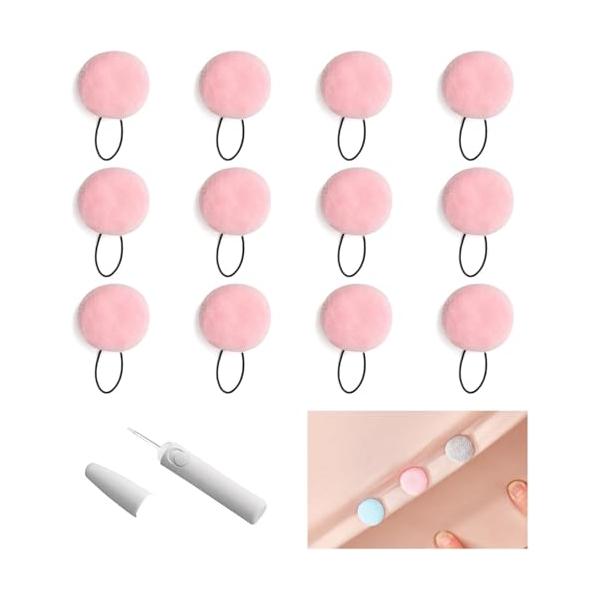 Coehaopike 布団クリップ 12個セット ピンク ブランケットクリップ 針なし 布団 ズレ防止