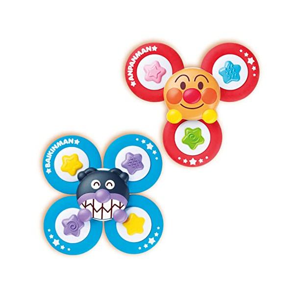 ジョイパレット(JOYPALETTE)アンパンマン 夢中で集中力アップ どこでもぺたクル 育脳スピナーセット