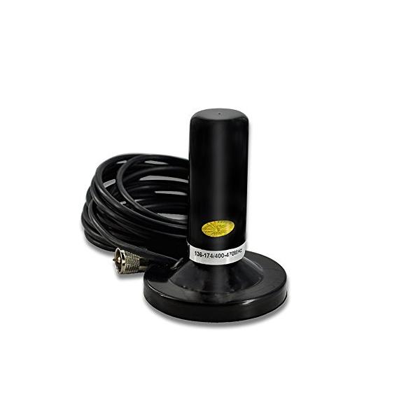 「EasyTalk Cooguy HH-N2RS モービル 用 車載 ショート アンテナ 極太 マグネット 基台 同軸ケーブル 5m VHF UH」▼606314921477▼（商品説明）ブラック/-/-・Color:ブラック・パッケージ個...