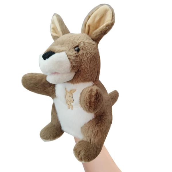 他サイト： パペットマペット パペット パペット人形 ハンドパペット 指人形 腹話術 人形 口が動く カンガルー オーストラリア(カの商品画像