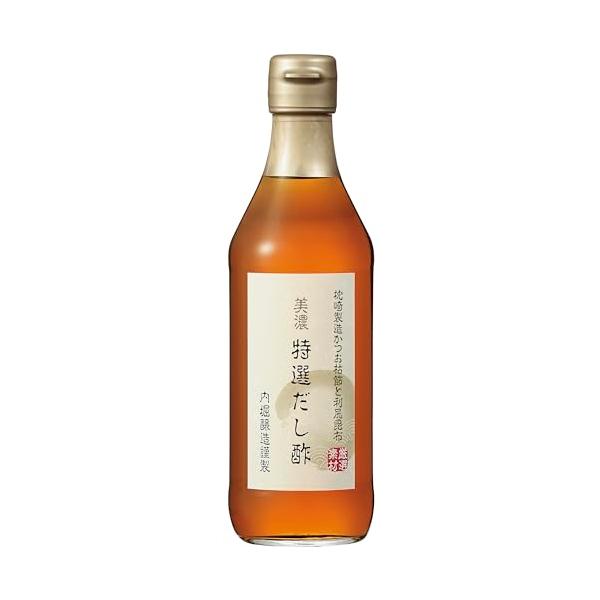 他サイト： 内堀醸造 美濃特選だし酢 360ml だし酢 だし 調味料 黒酢 純米酢 かつお節 利尻昆布 国産の商品画像