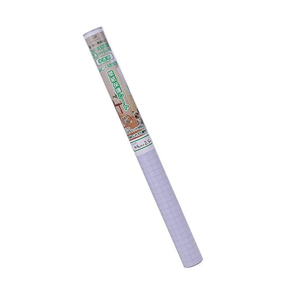 「グリーンウィーク ペット壁紙保護シート 44cm×5m (はがせる粘着タイプ 弱) 半透明 壁の傷、汚れ、ペットしつけ、猫ひっかき防止」▼4582462671708▼（商品説明）透明半透明/44cm×5m/458246267170・Siz...