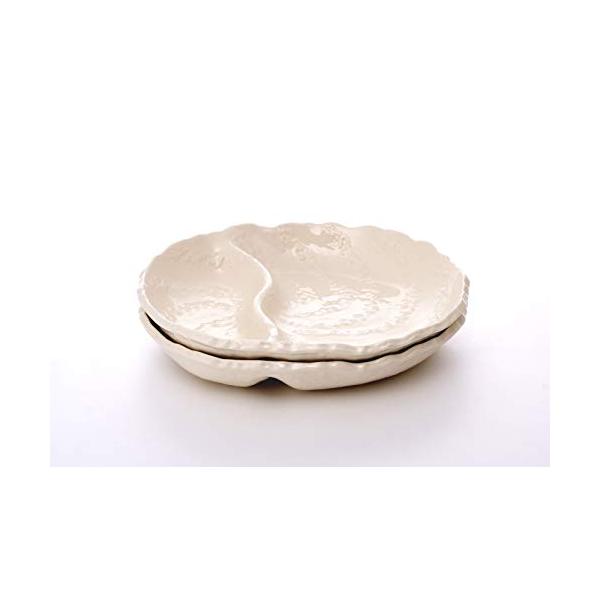 shell777777　おまとめ品　万古焼　織部　仕切り皿　2枚 shell777777様専用 おまとめ品 万古焼 織部 仕切り皿 2枚 の通販