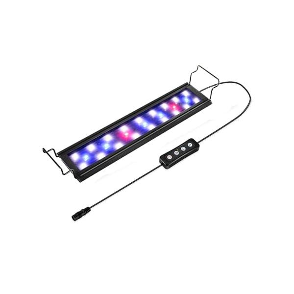 「hygger 水槽ライト 30cm~45cm水槽対応 LED 30CM 40CM 45CM 3照明モード 5段階明るさ調整 3タイマー付き アク」▼716852489947▼（商品説明）9w:26~46cmブラック/S/-・Wattage...