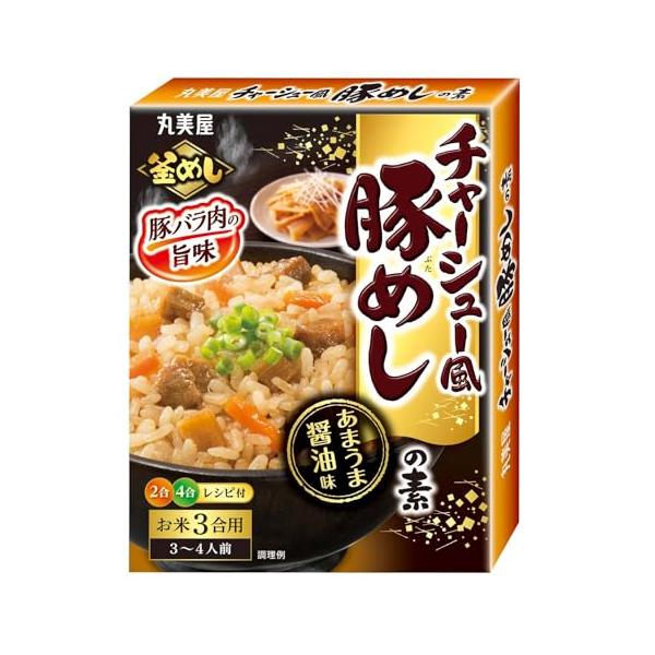 「丸美屋 チャーシュー風豚めしの素(炊き込みご飯の素) 3合用 190g」▼4902820211498▼（商品説明）-/-/4902820211498・原材料：野菜（にんじん、筍）、豚肉（カナダ産）、醤油、砂糖、たん白加水分解物、エキス（ポ...