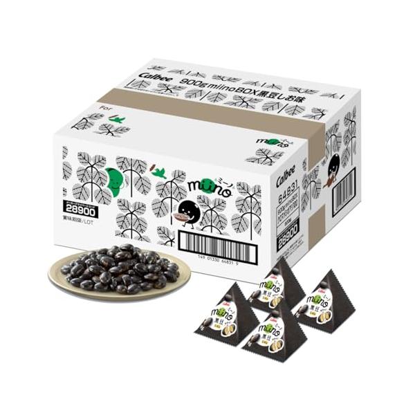broad beans カルビー miinoBOX 黒豆しお味 900g EC限定 大容量 小分け 個包装 お菓子 おや