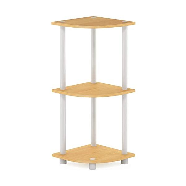 フリノ(Furinno) 3段コーナーシェルフ・コーナーラック Turn-N