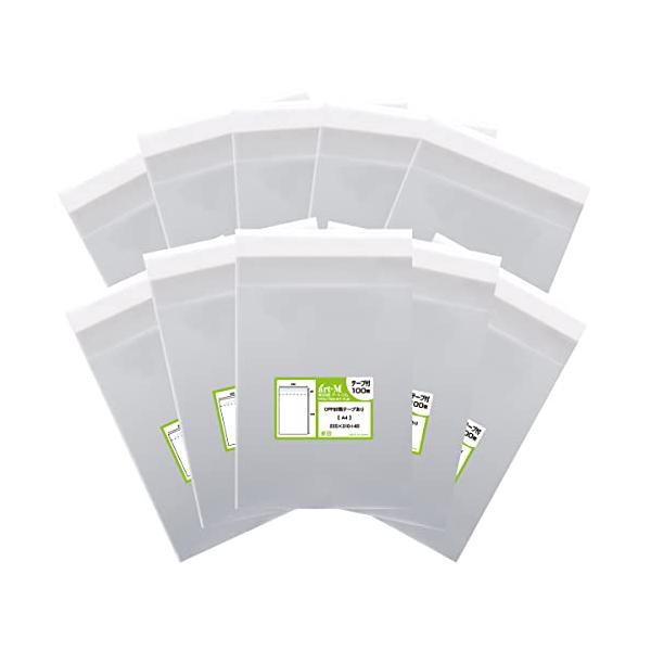 他サイト： アート・エム国産テープ付 A4 A4用紙／DM用 透明OPP袋（透明封筒）1000枚30ミクロン厚（標準）225x310の商品画像
