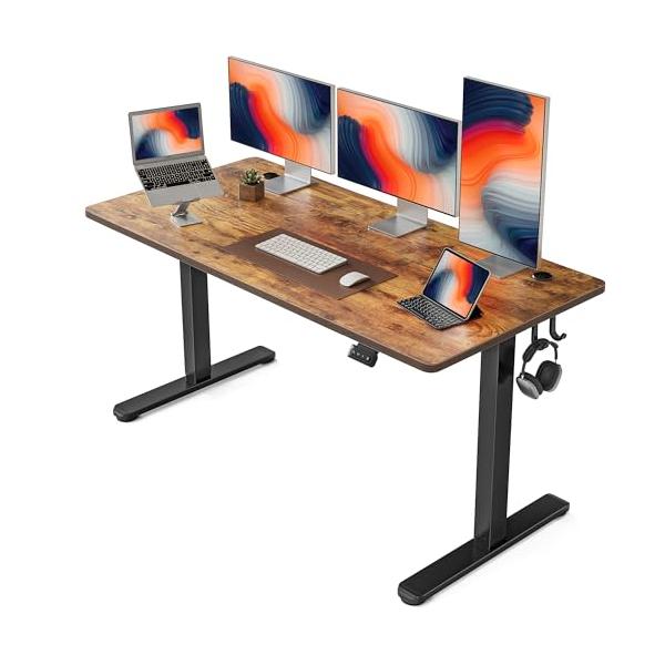 FEZIBO 電動昇降デスク USB付き 72-118cm ホワイト Amazon | FEZIBO 電動 昇降デスク スタンディングデスク 幅160cm 奥行