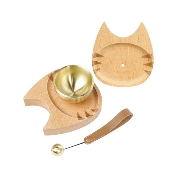 「ATUSANO ペット 仏具 おりん 真鍮製 ペット 仏具 おりんセット 綺麗な音色 ペット 仏壇 おりん 天然木製 ペット供養 メモリアル ミ」▼717337402444▼（商品説明）木/-/LINGDANG-004・パッケージ個数:1...