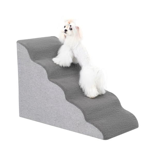 Uross犬用階段小型犬用 高さ60CM -犬用ステップ階段スロープ高いベッド