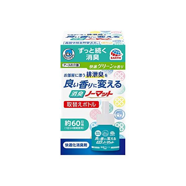 他サイト： ヘルパータスケ 良い香りに変える 消臭ノーマット 詰め替え 快適グリーンの香り つめかえ 部屋の匂い消し 芳香剤 置き型の商品画像