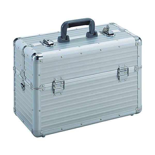 トラスコ中山(TRUSCO) アルミケース(両開き) シルバー 内寸432×205×H305mm TACR-45