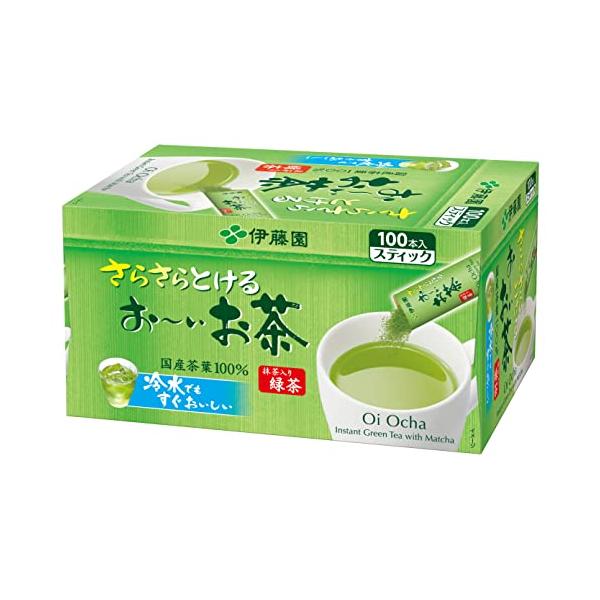 他サイト： 伊藤園 おーいお茶 抹茶入り緑茶 粉末 0.8g×100本 スティックタイプの商品画像