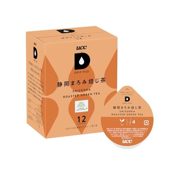 他サイト： UCC ドリップポッド 専用カプセル 静岡まろみ焙じ茶 12杯分 36g ポッド・カプセルの商品画像
