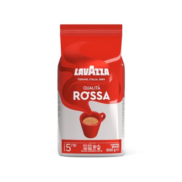 ラバッツァ クオリタ・ロッサ 豆1kgx5袋 レギュラーコーヒー エスプレッソ LAVAZZA (ラバッツァ) クオリタ・ロッサ 豆 1kg レギュラーコーヒー