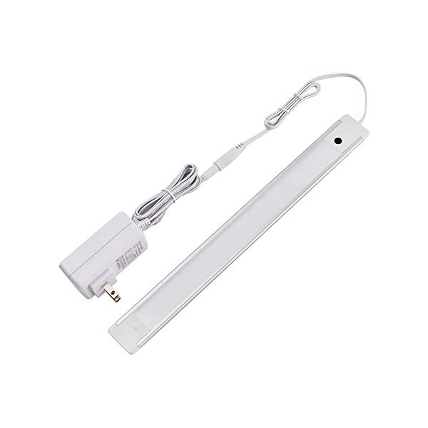 他サイト： ELPA エルパ LEDバーライト(多目的灯) 30cm 電球色 手をかざすだけ点灯・消灯 無段階調光可能 角度調節可能の商品画像
