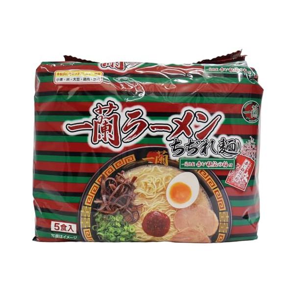 他サイト： 一蘭ラーメンちぢれ麺 一蘭特製秘伝の粉付（5食入り）の商品画像