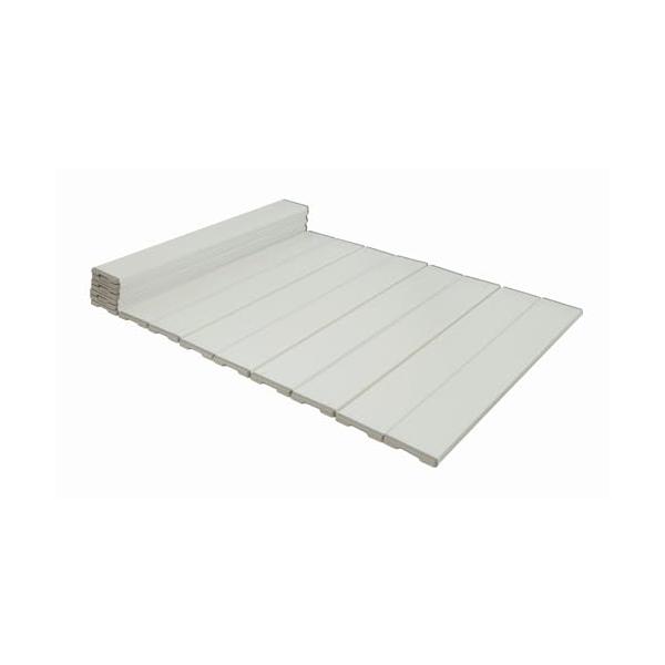 ミエ産業 折りたたみ式 コンパクト 風呂ふた 製品サイズ(約)80×162cm ホワイト (本体)防汚加工 (軟質) A