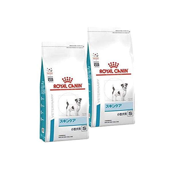 【2袋セット】ロイヤルカナン 食事療法食 犬用 スキンケア 小型犬用S 1kg(旧 ベッツプラン 犬用 スキンケアプラス 成犬用)