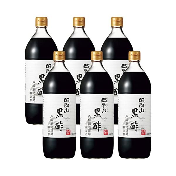 他サイト： 内堀醸造 臨醐山黒酢 900ml 6本 黒酢 酢 調味料 国産 ドリンク お酢 国産玄米100% りんこさん 飲む酢 飲の商品画像