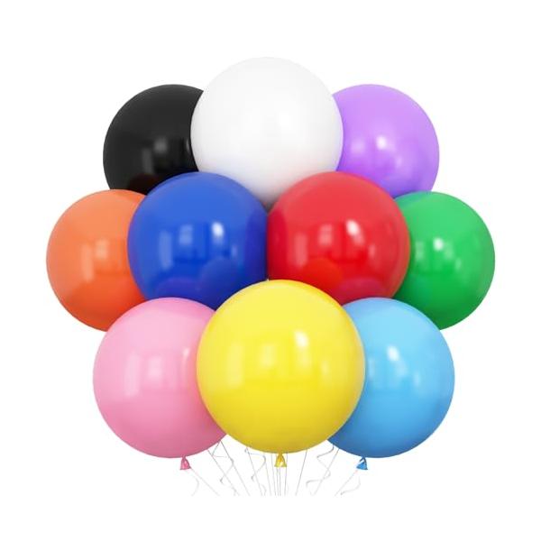BTZO バルーン 風船 大きい 18インチ 10個入 ラテックスバルーン