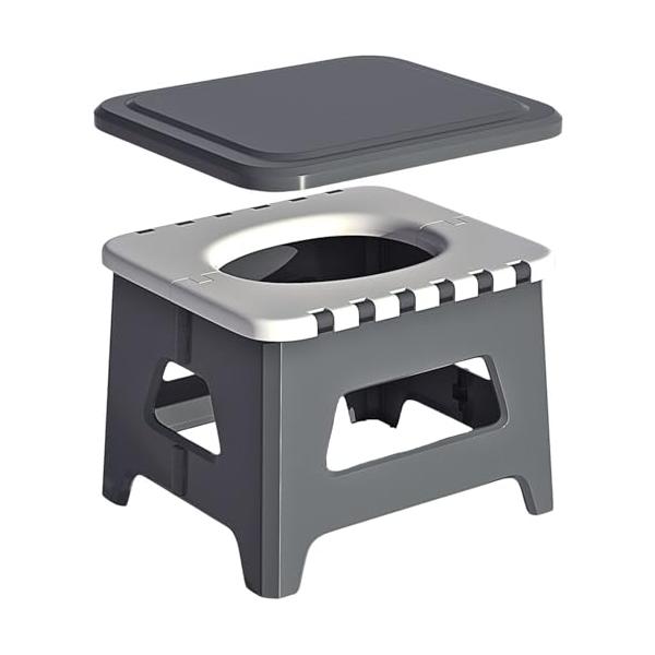 他サイト： スツーレR 防災グッズ大賞受賞 Step 簡易トイレ 日常はイスや踏み台に ポータブルトイレ 携帯トイレ 耐荷重150kの商品画像