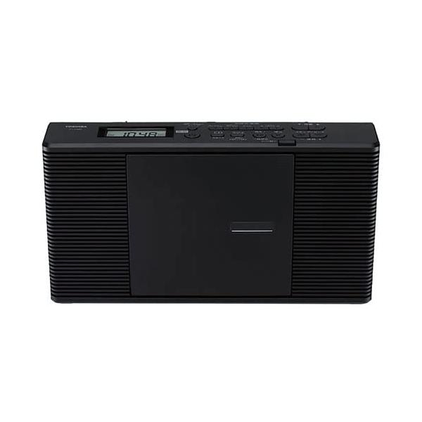 TOSHIBA 東芝 TY-C260 CDラジオ USED美品 AM FM CD再生 Bass機能搭載 スリープタイマー スリム&amp;コンパクト ブラック 完動品 V0470