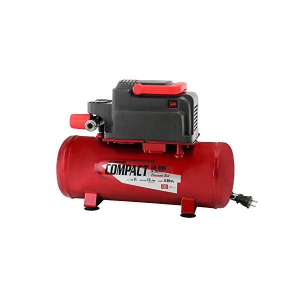 SK11 オイルレス エアーコンプレッサー SR-035 タンク容量 8L SR