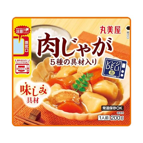 他サイト： 丸美屋 レンジDELI 肉じゃが (レンジ対応袋入) 200g×5個の商品画像