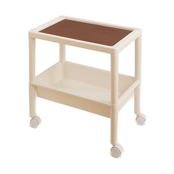 「木本化学工業 サイドテーブル 2段 ホワイト 55964」▼4562421582030▼（商品説明）・ホワイト 45×29×44.5cm 55964・・Color:ホワイトPatternName:2段・サイズ:45×29×44.5cm・素...