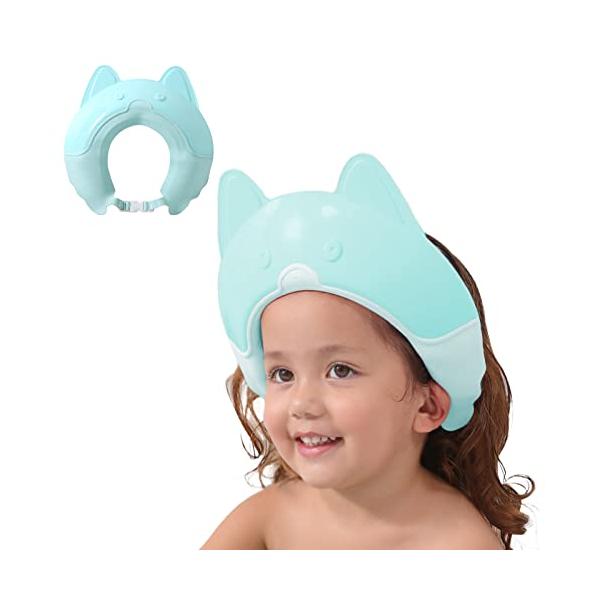 「C_himawari シャンプーハット バスグッズ お風呂 赤ちゃん ベビー 子ども 子供 キッズ (ブルー)」▼4580737039857▼（商品説明）ブルー/-/-・Color:ブルー・赤ちゃんから子供まで頭周り38-62cm サイズ...