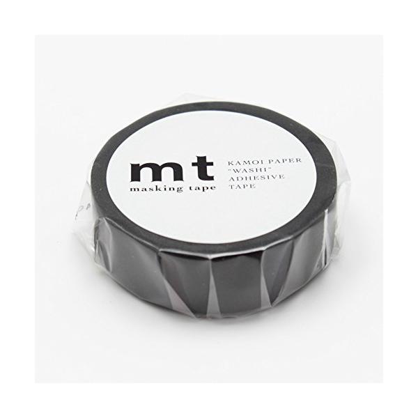 他サイト： カモ井加工紙 マスキングテープ マットブラック MT01P207 × 3 個の商品画像
