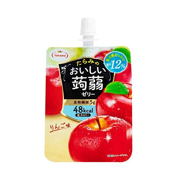 他サイト： たらみ おいしい蒟蒻ゼリー りんご味 150g×6個の商品画像