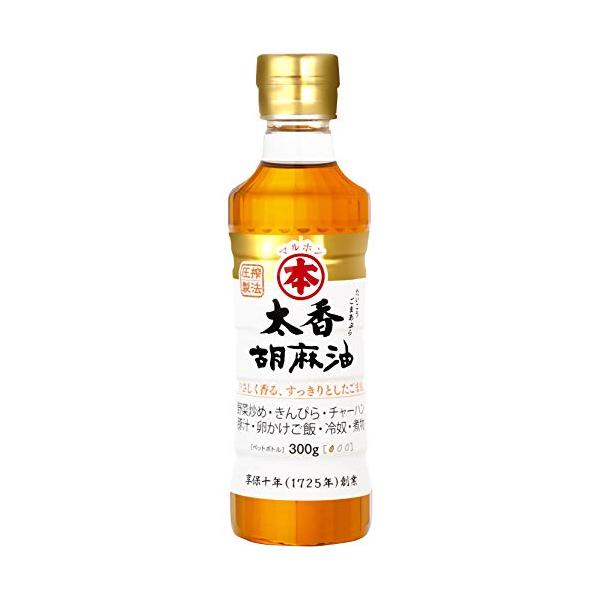 他サイト： マルホン 太香胡麻油ペット 300g ×2本の商品画像