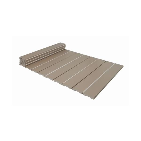 ミエ産業 折りたたみ式 コンパクト 風呂ふた 製品サイズ(約)70×111.4cm モカ (本体)防汚加工 (軟質) A