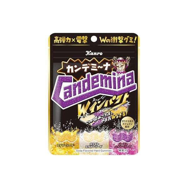 「カンロ カンデミーナグミＷインパクト 72g×6個」▼4570134971355▼（商品説明）FlavorName:Wインパクト・グミ