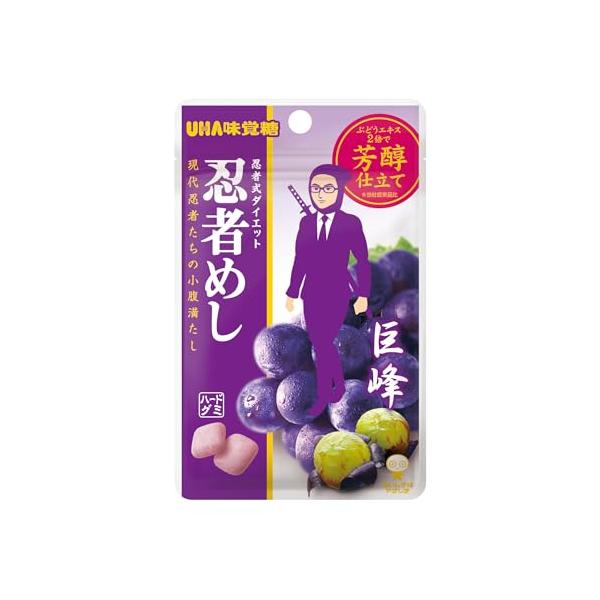 他サイト： UHA味覚糖 味覚糖 忍者めし 巨峰 20g×10袋の商品画像