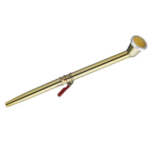 2813֎^JmYRbNt@/Brass plated nozzle screw type with cock S/~͓y~́z@